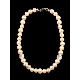 Bracciale Perle Rosa e 5 Bianche